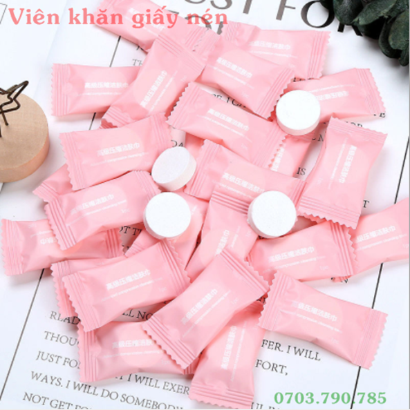 [HCM]Viên Khăn Giấy Nén Siêu Tiện Lợi