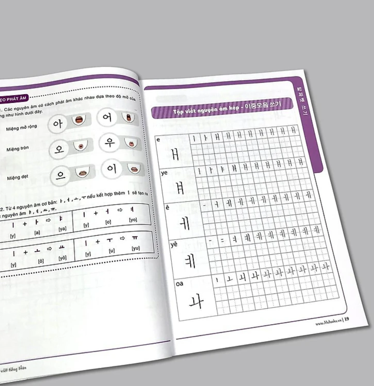 Sách - Tập viết tiếng Hàn dành cho người mới bắt đầu - McBooks