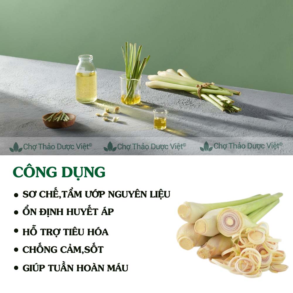 Bột sả nguyên chất 500g (Bột khử mùi, gia vị nấu ăn) - Chợ Thảo Dược Việt
