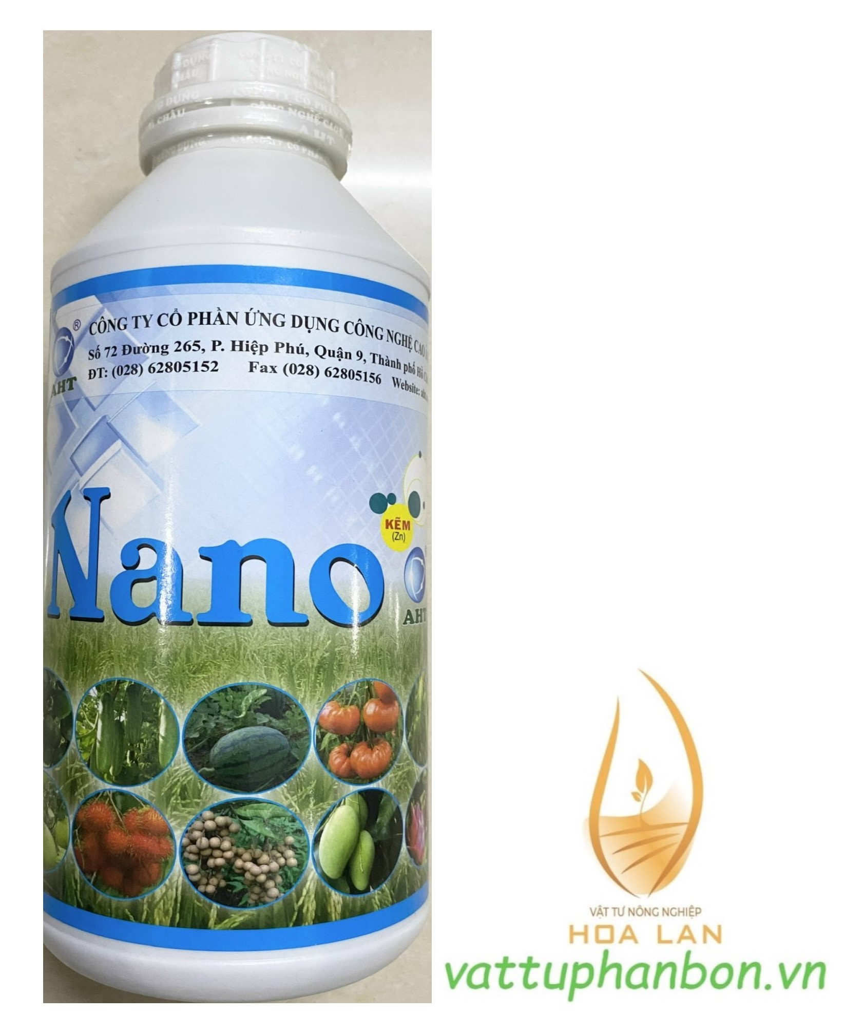 Phân bón nano kẽm aht - phân bón vi lượng - #357a# 1 lít