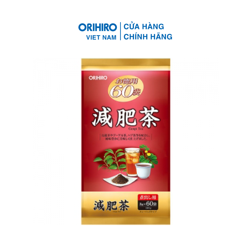 trà genpi orihiro 60 gói hỗ trợ giảm mỡ bụng hiệu 2