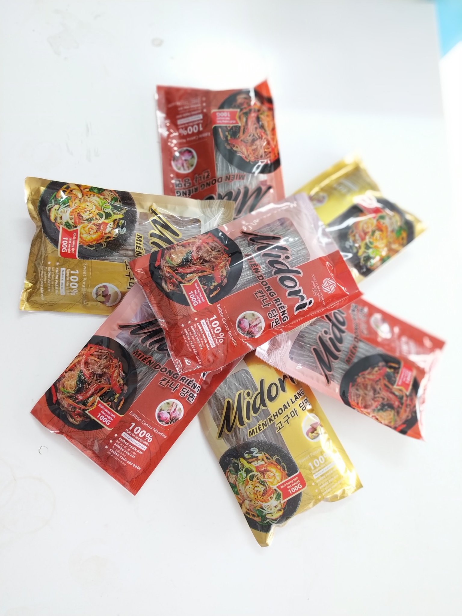 Combo 10 gói Miến Dong Riềng MIDORI 100g