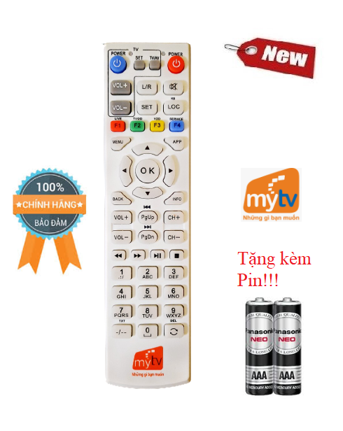 Điều khiển đầu thu MyTV đầu thu Huawei- Hàng chính hãng 100% Tặng kèm Pin!!!