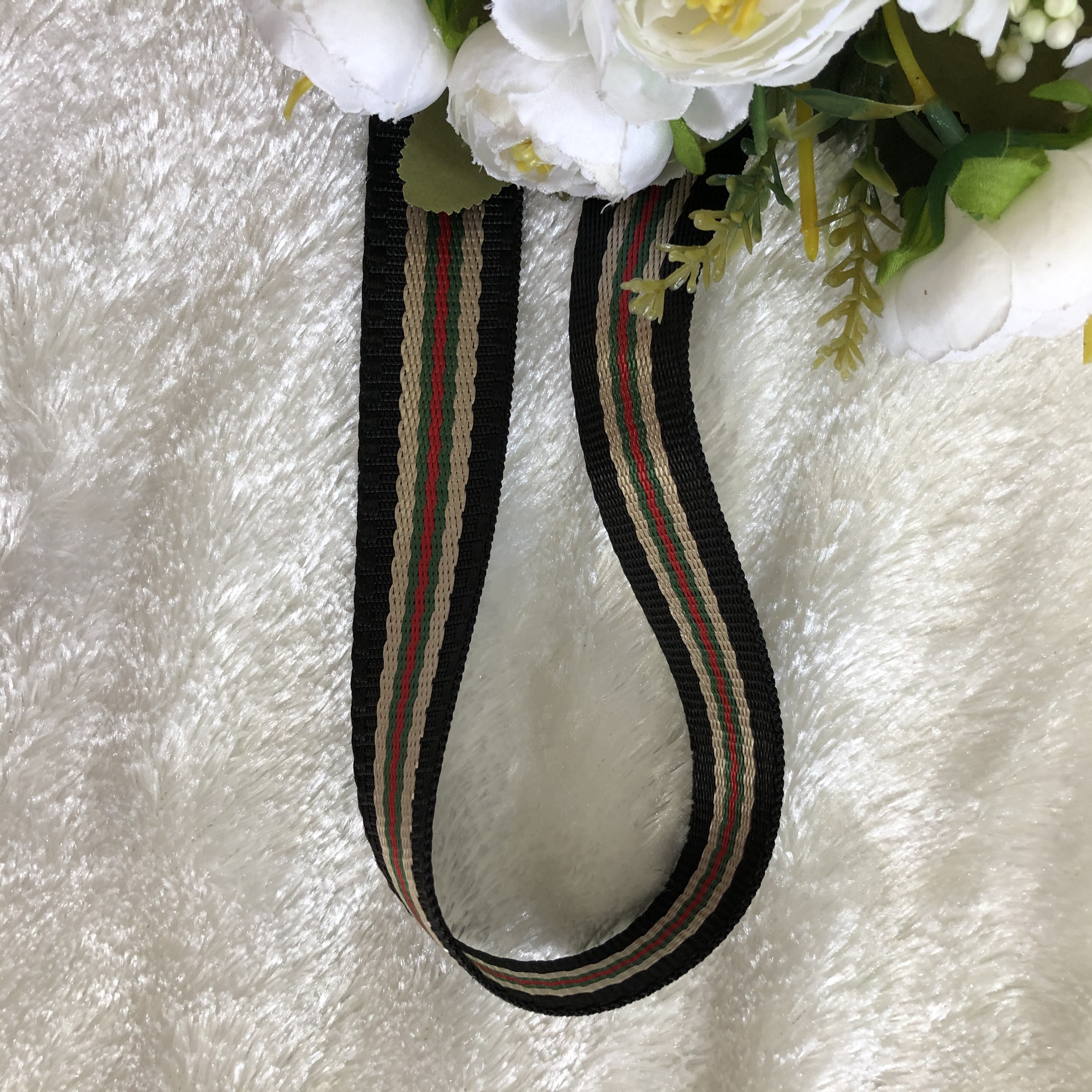 Dây đai sọc bản 2.5cm dày