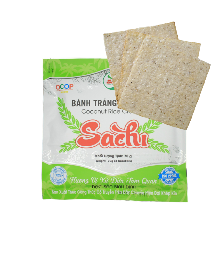 Bánh tráng nước dừa Tam Quan