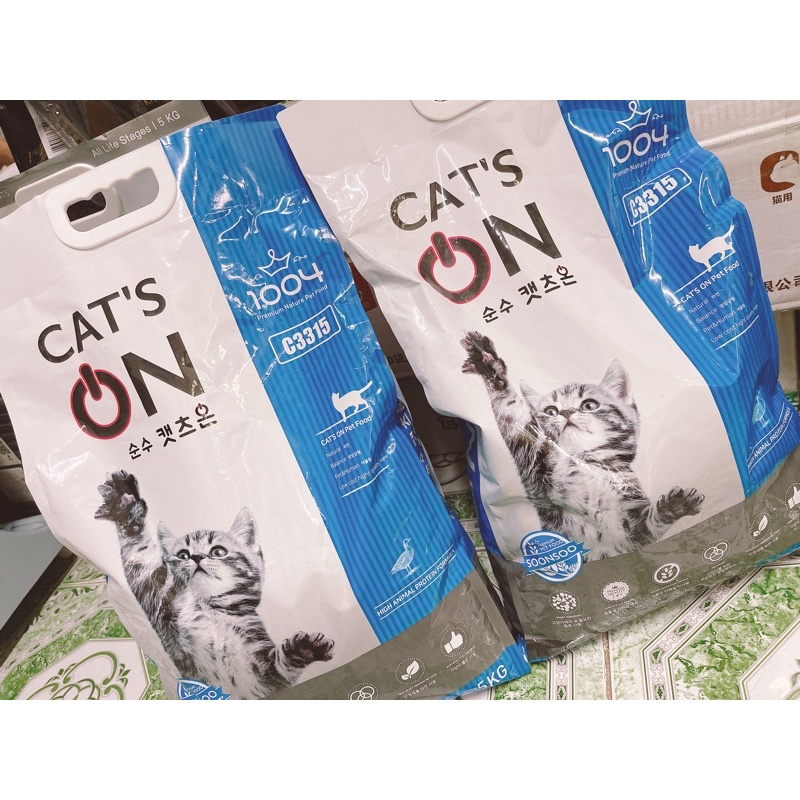 Hạt Khô Cho Mèo Cat On 1Kg Túi Zip
