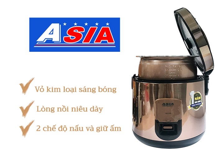 Nồi cơm 1.8L Asia