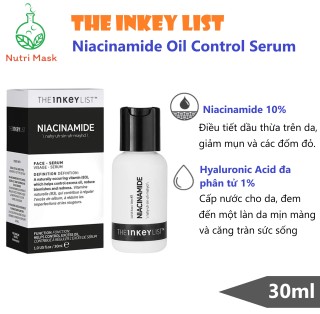 The INKEY List Niacinamide Oil Control Serum - Serum kiểu soát dầu nhờn và giảm mụn thumbnail
