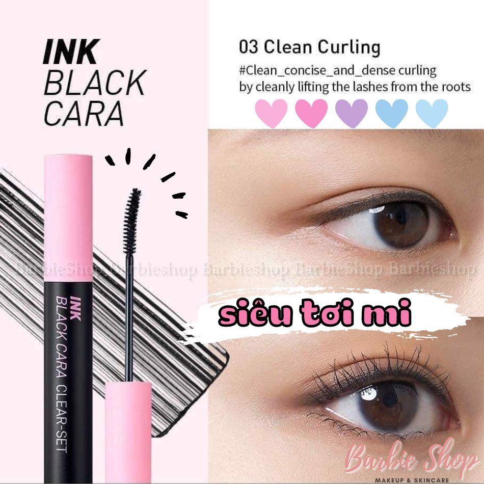 [Chuốt Mi] Mascara Peripera Ink Black Cara 8g Đủ Màu [01 - 02 - 03 - 04]