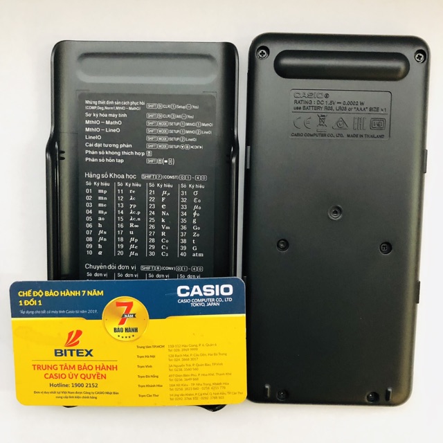 Máy Tính CASIO FX-570VN PLUS Hàng Chính Hãng Bitex