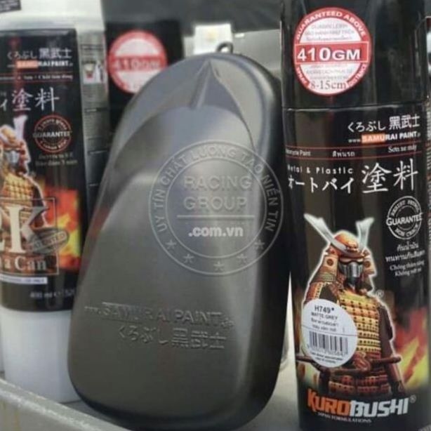 Chai Sơn Samurai Màu Xám Mờ - Mã H749