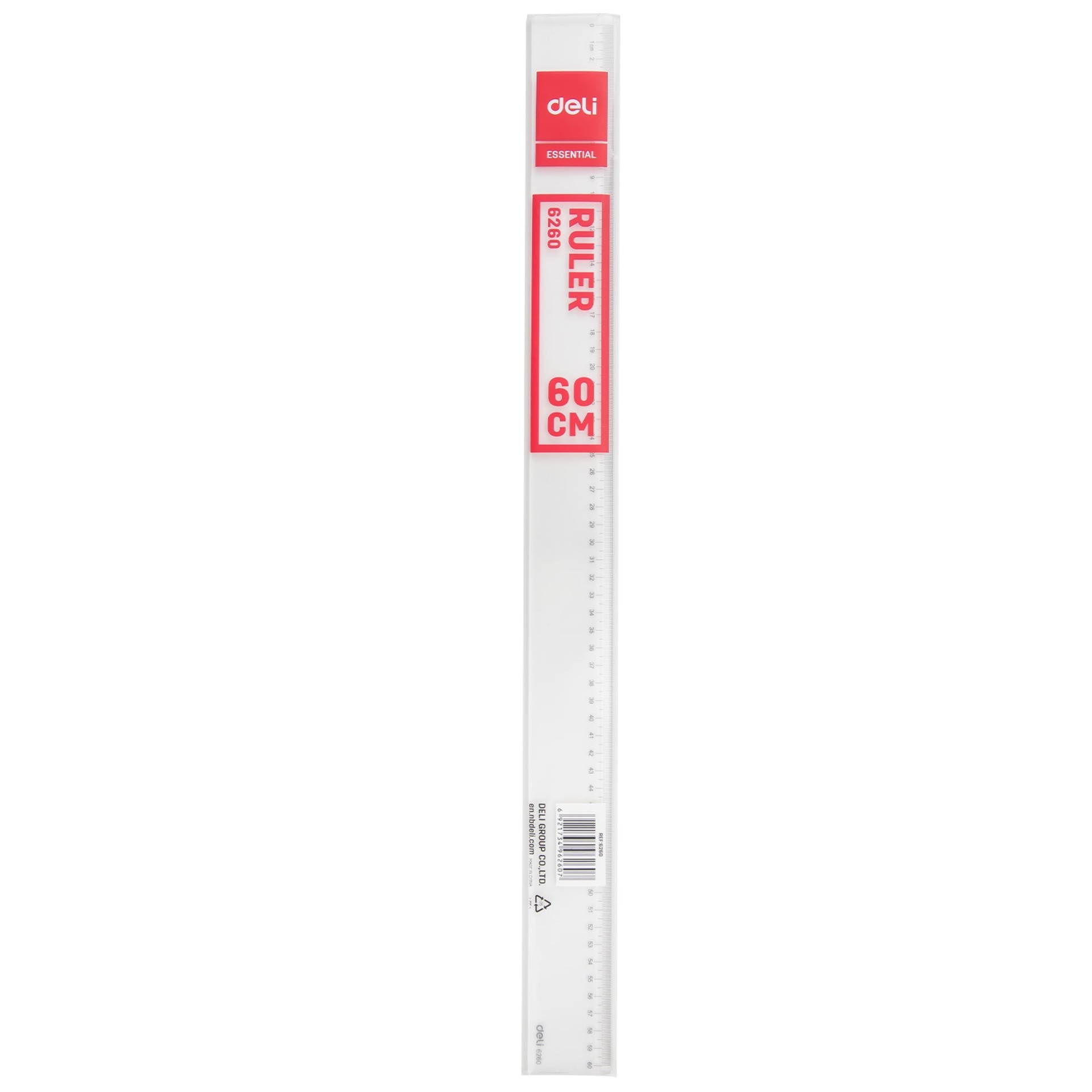 Thước kẻ 60cm Deli, trong suốt - 1 chiếc - E6260 . . . .