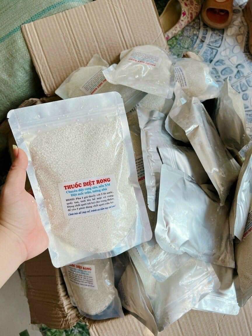 [HÀNG CHẤT LƯỢNG] Bột Tẩy Rong Rêu Gói 500gram
