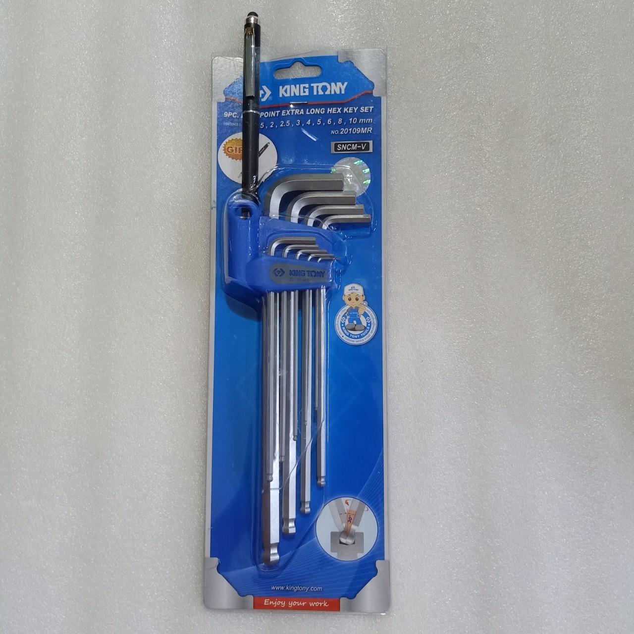 1.5-10mm Bộ lục giác đầu bi Kingtony 20109MR