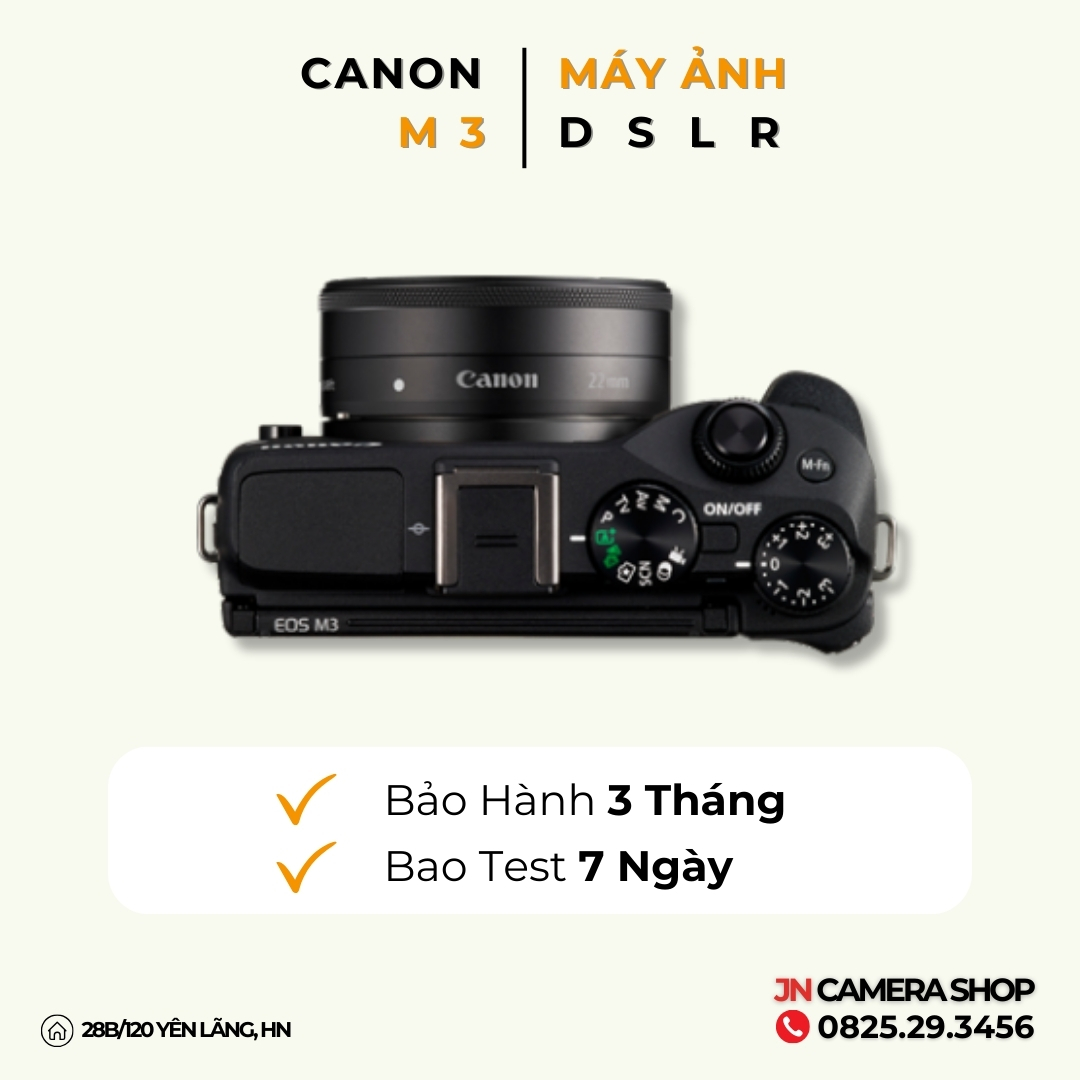 Bộ máy ảnh Canon EOS M3 Kit 18-55mm IS STM