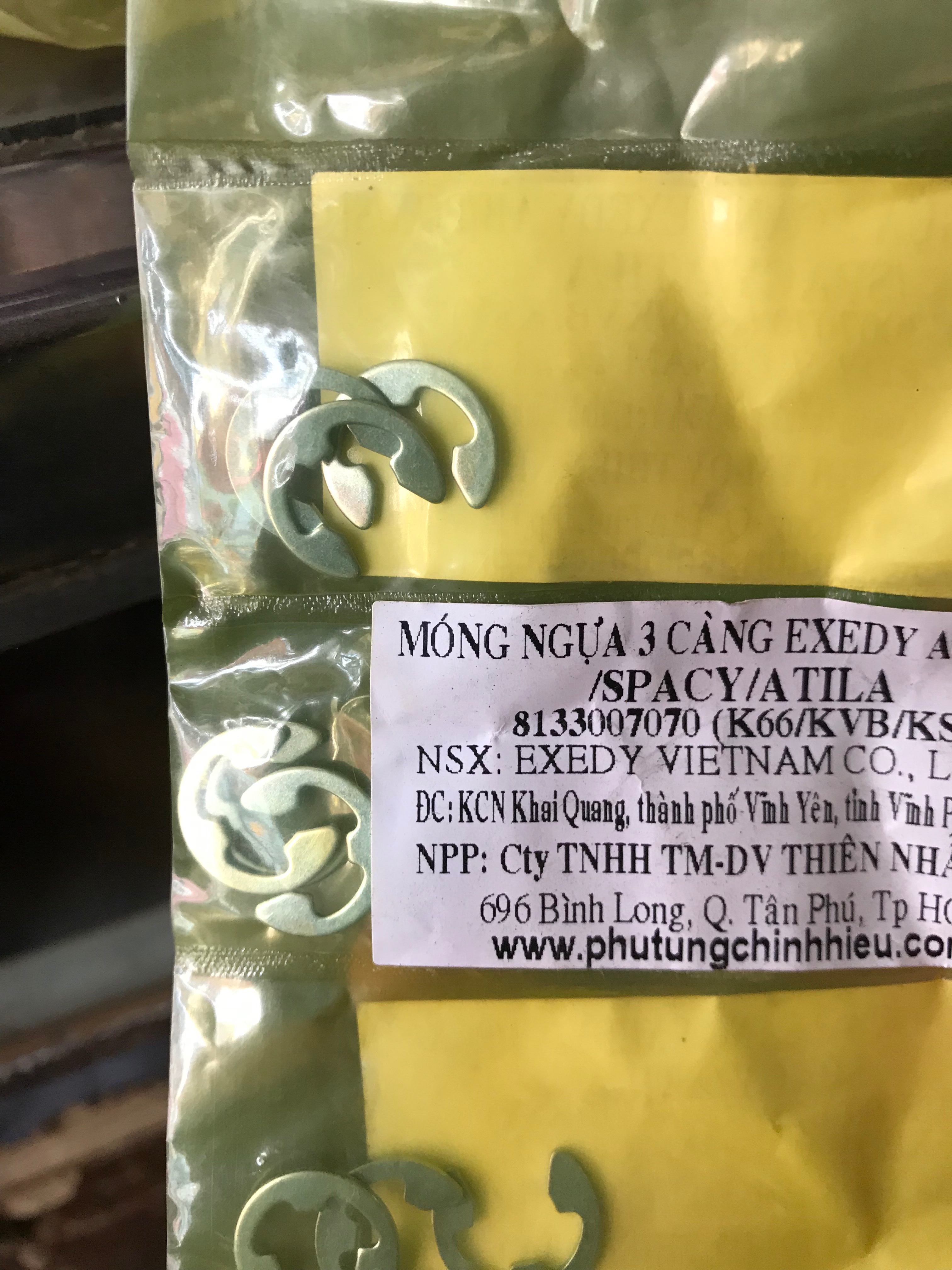 Bộ phe cài đế sắt ba càng các dòng xe Honda