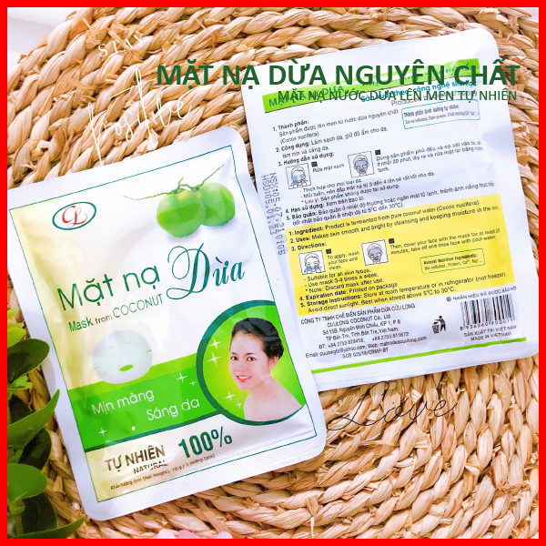 [HCM]Mặt Nạ Dừa Nguyên Chất Cửu Long
