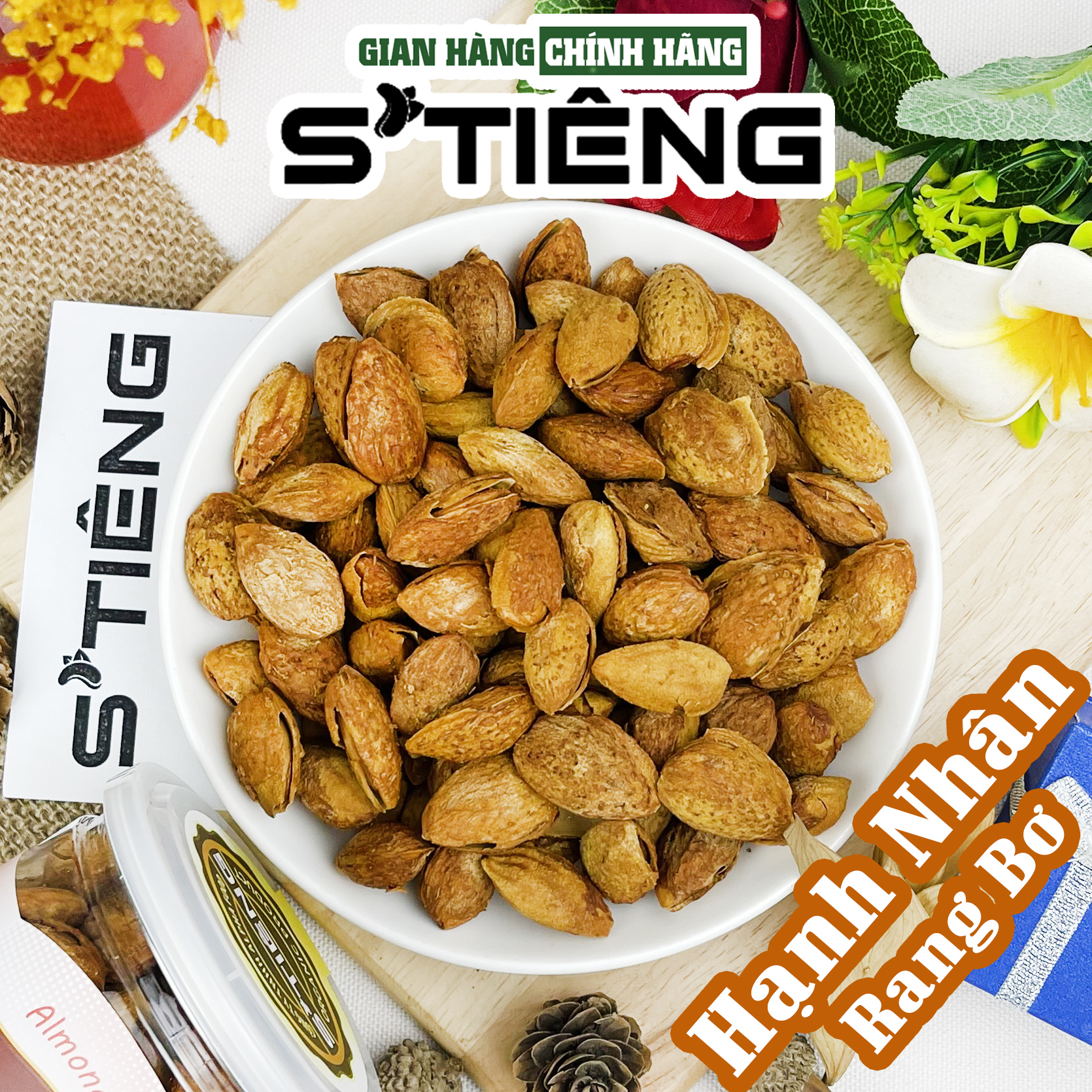 1KG Hạt Hạnh Nhân Mỹ Nhập Khẩu STIÊNG