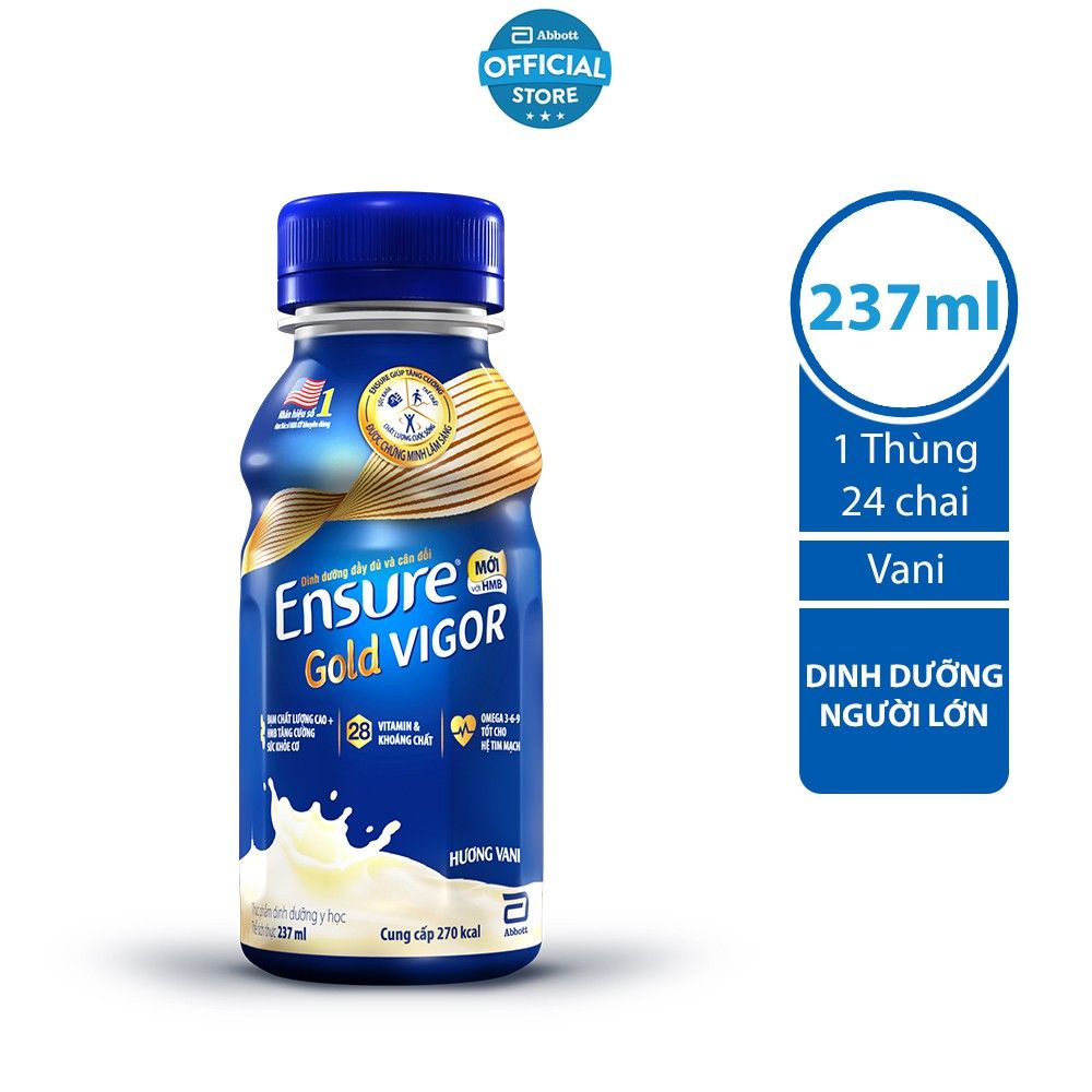 Ensure Gold Vigor 237ml (24 Chai/Thùng)