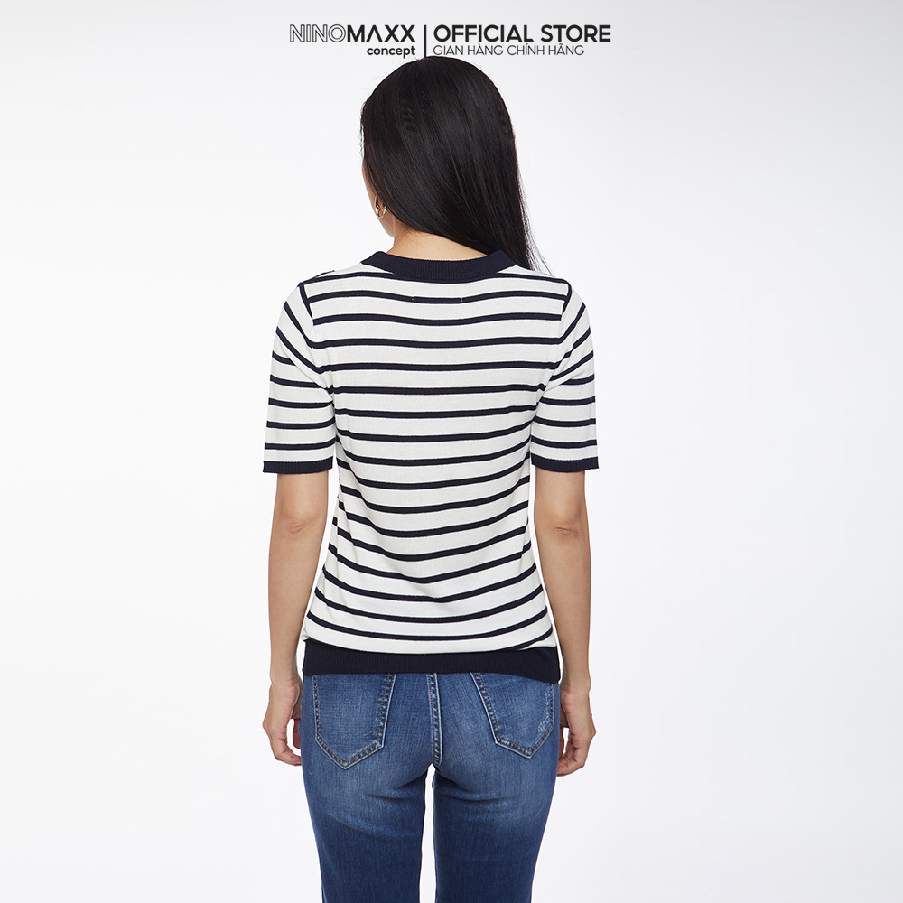 N&M Áo sweater Basic Nữ tay ngắn 1905012