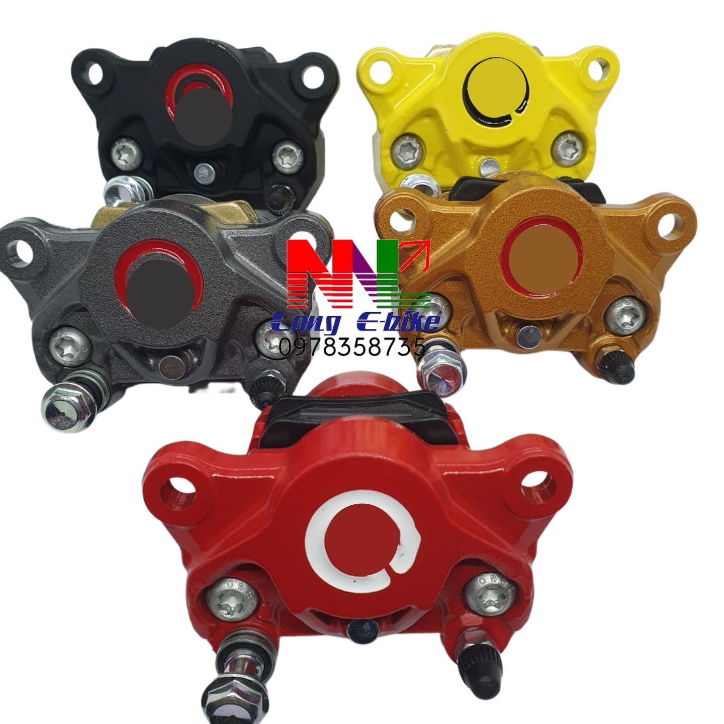 heo dầu trước sau 2 piston đối xứng