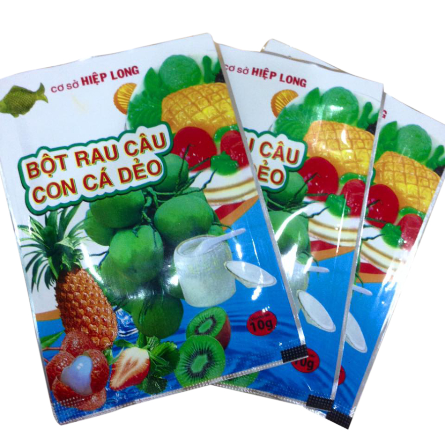 2 GÓI BỘT RAU CÂU CON CÁ DẺO HIỆP LONG