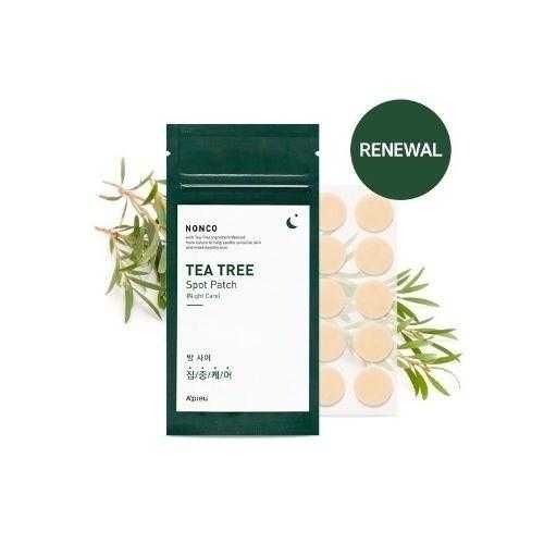 Miếng Dán Mụn A'PIEU NONCO TEA TREE SPOT PATCH (NIGHTCARE) 1 EA