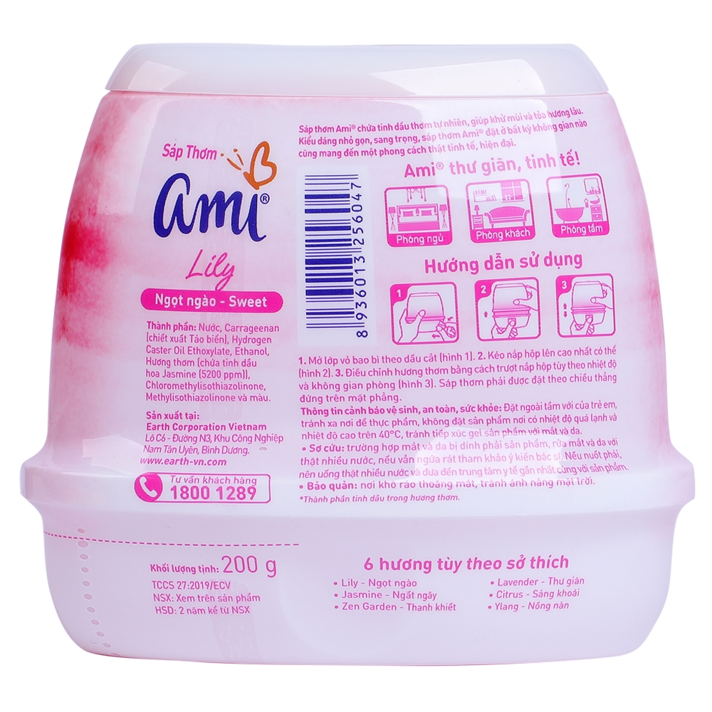 Sáp thơm Ami Lily 200g
