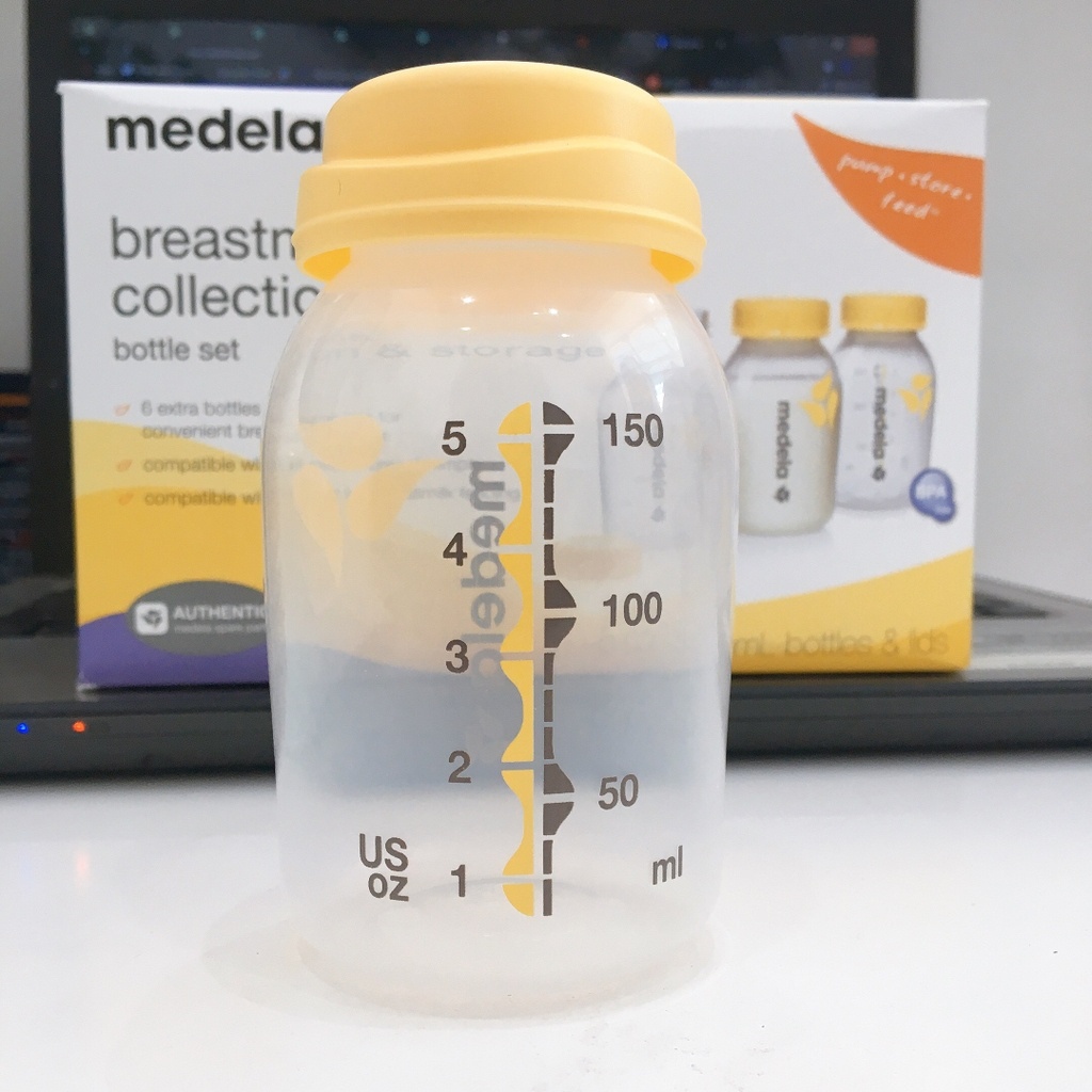 Bình trữ sữa 150 ml in màu