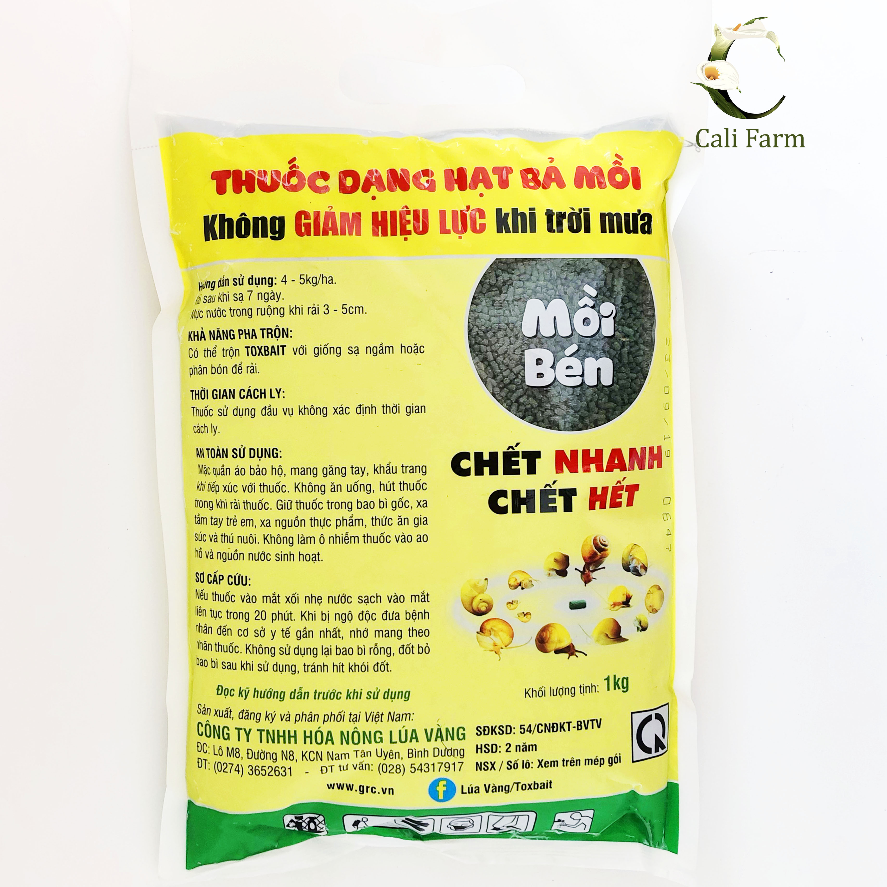 Bả mồi diệt ốc Toxbait 120AB 1Kg