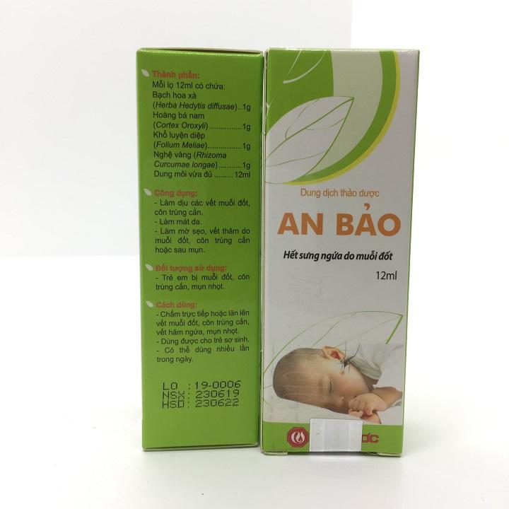 Dung dịch thảo dược bôi muỗi đốt An Bảo