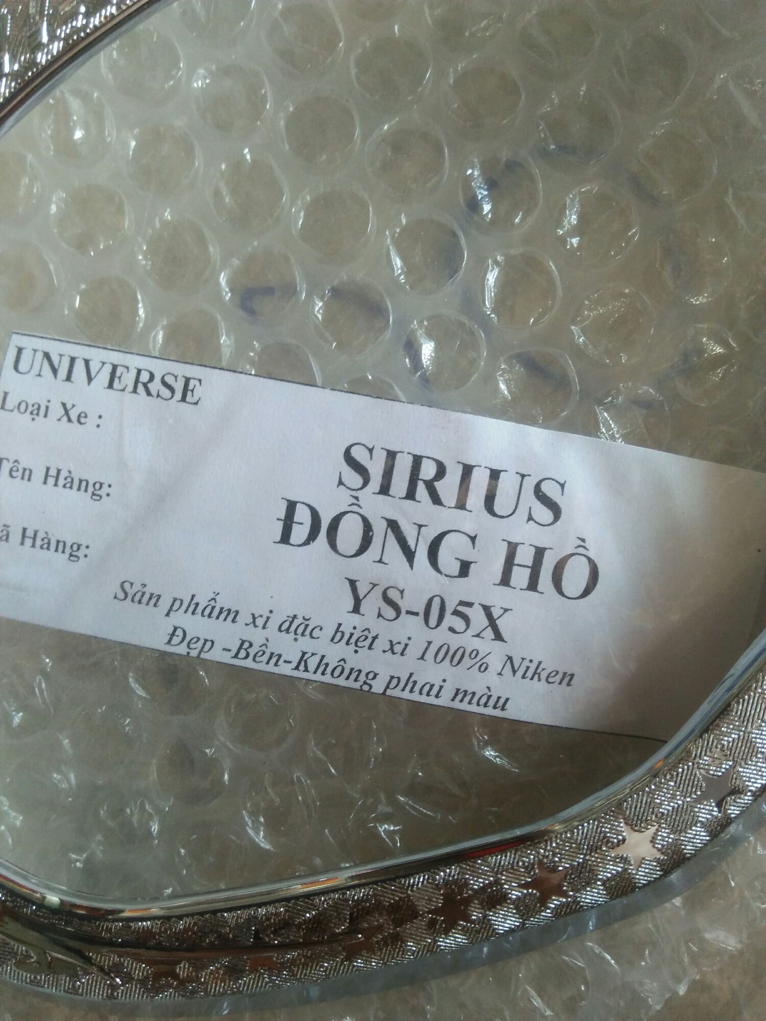 [HCM]ốp đồng hồ cho xe Sirius