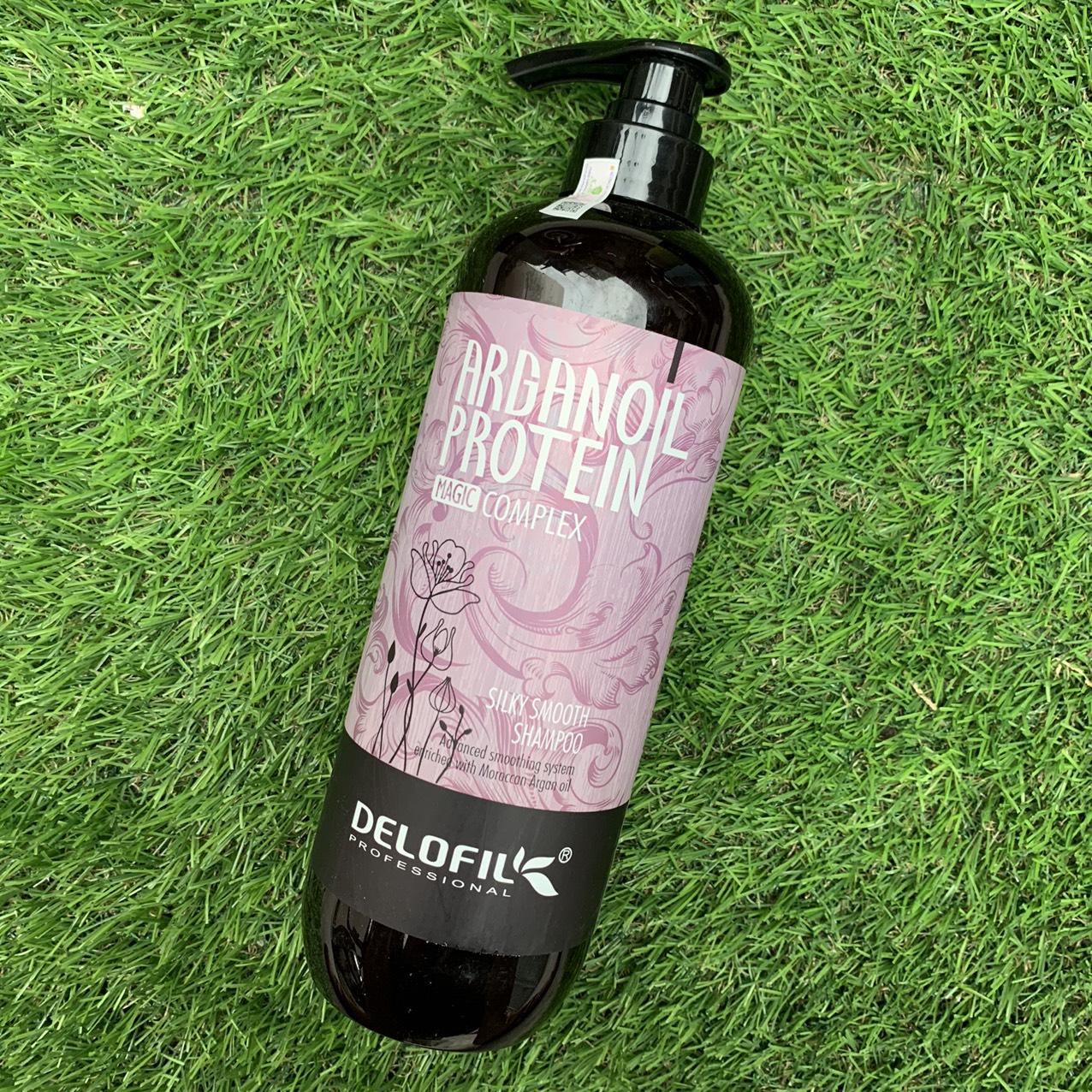 [HCM]Dầu gội trị gàu suôn mượt Delofil Silky Smooth 500ml