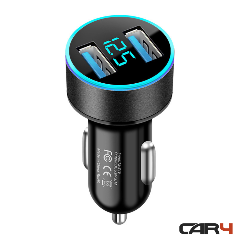 Tẩu sạc nhanh ô tô 2 cổng USB Car4 - (KM Khai Trương)