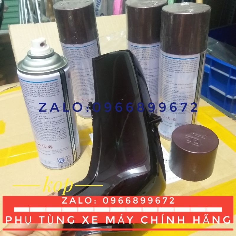 Sơn xịt xe Honda Dream ( sơn mầu tím nho chuẩn mầu zin) --