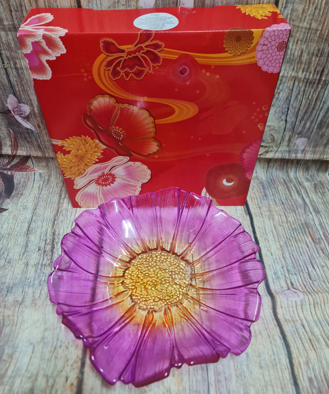 Dĩa thủy tinh đẹp - đĩa thủy tinh đẹp
