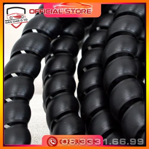 1 cuộn dây xoắn ruột gà, ống ruột gà, bọc dây điện Dây bọc bảo vệ ống nước rửa xe cao áp phi 6/8/10/16/22/28