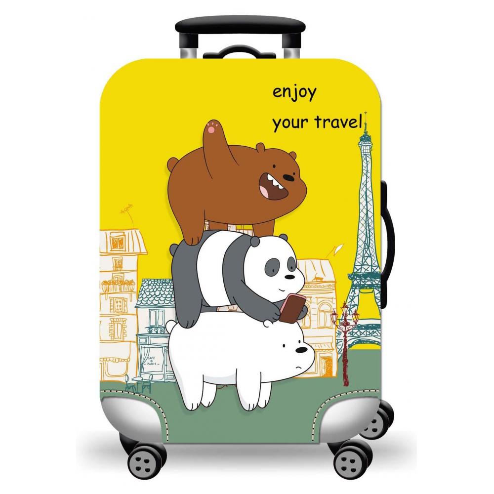 LUGGAGE COVER -SUITCASE COVER- SIZE S 3 BEAR