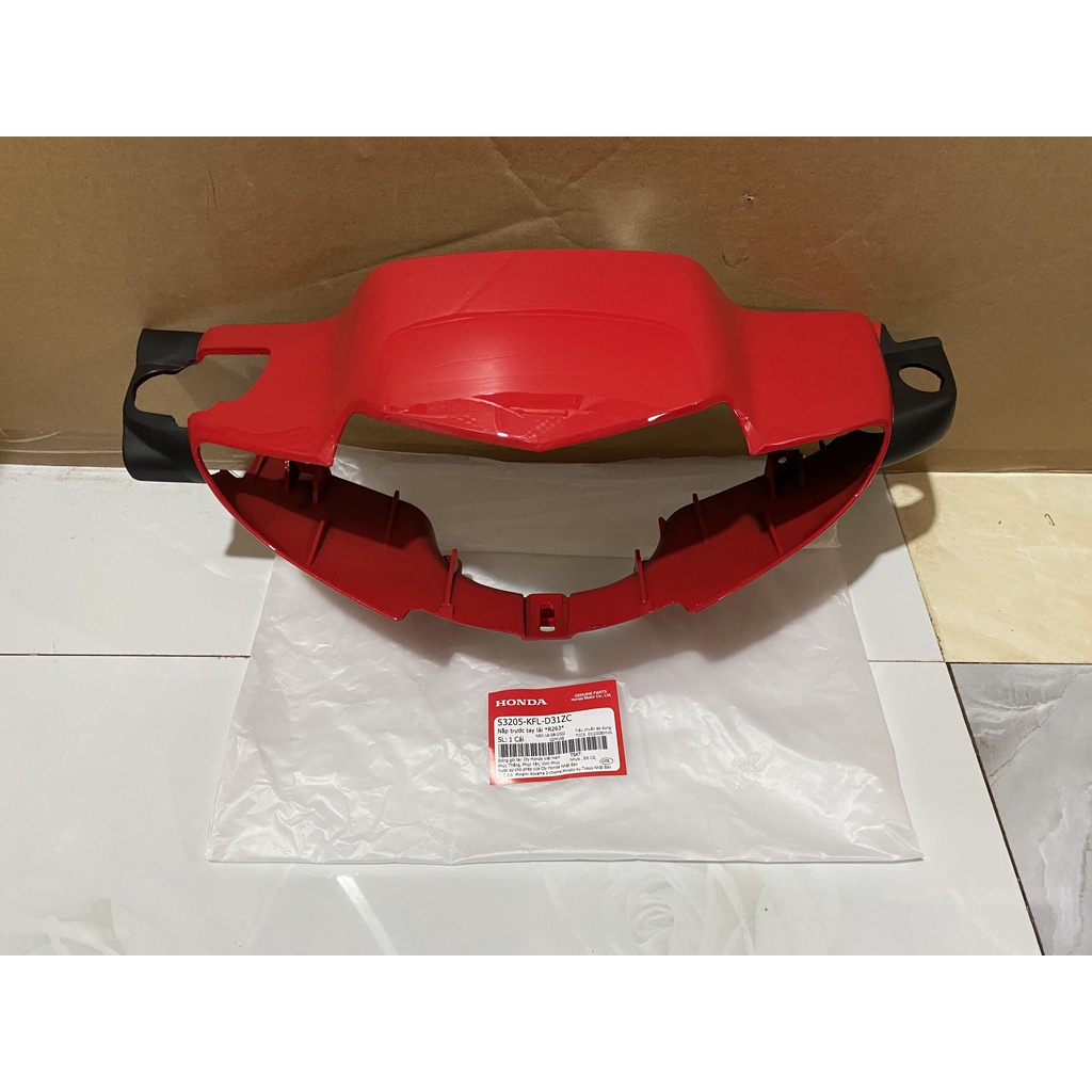 Nắp trước tay lái wave zx năm 2004 màu đỏ