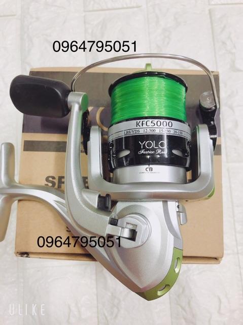 Máy câu cao cấp sẵn cước 4000-5000-6000  T1999  (cam kết đổi trả trong 2 tuần đầu)