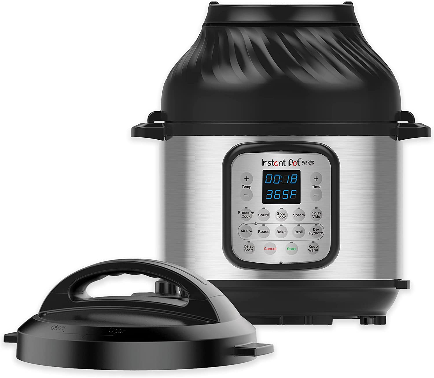 NỒI ÁP SUẤT ĐA NĂNG KÈM CHIÊN KHÔNG DẦU 11 TRONG 1 INSTANT POT DUO CRISP 7,6 LÍT