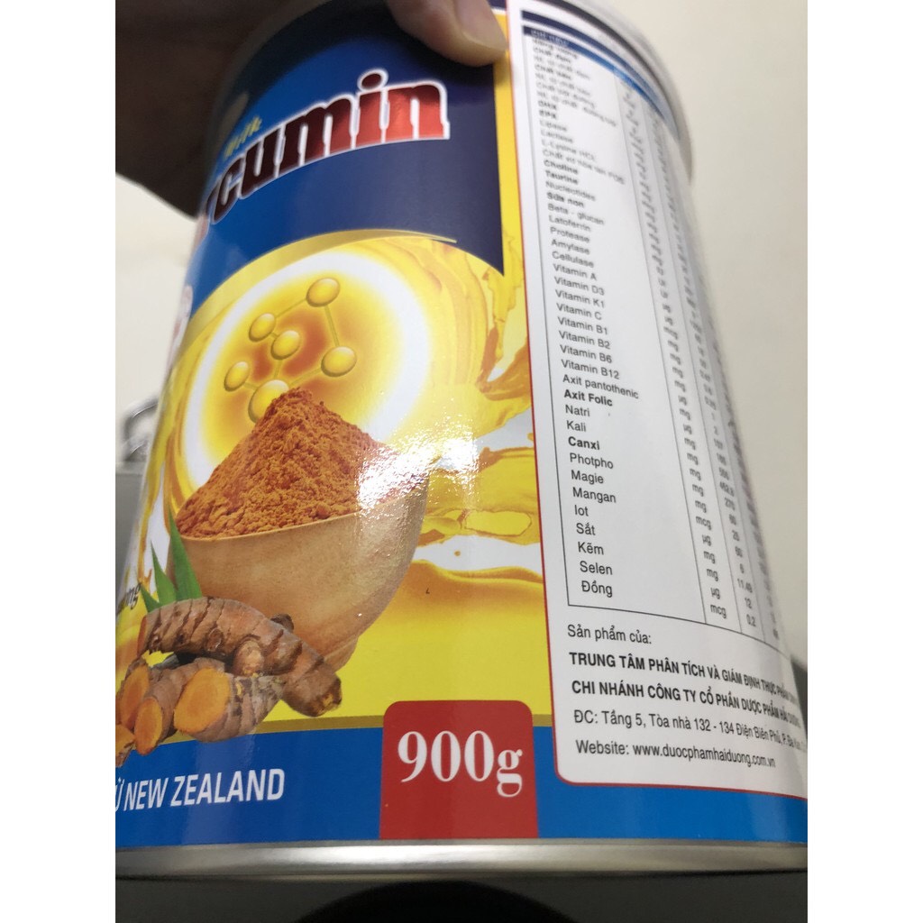 combo5h 900g Sữa nghệ nano curcumin gold