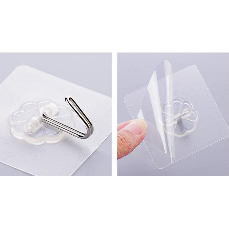 Combo 5 Móc dính tường trong suốt siêu chắc