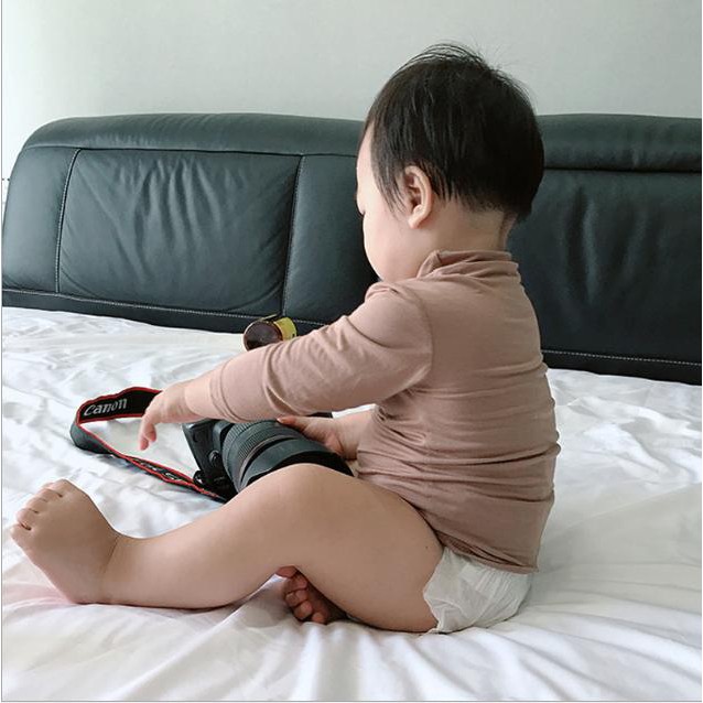 [Guangzhou] minkymom cold-proof 3 tier polo shirt for babies