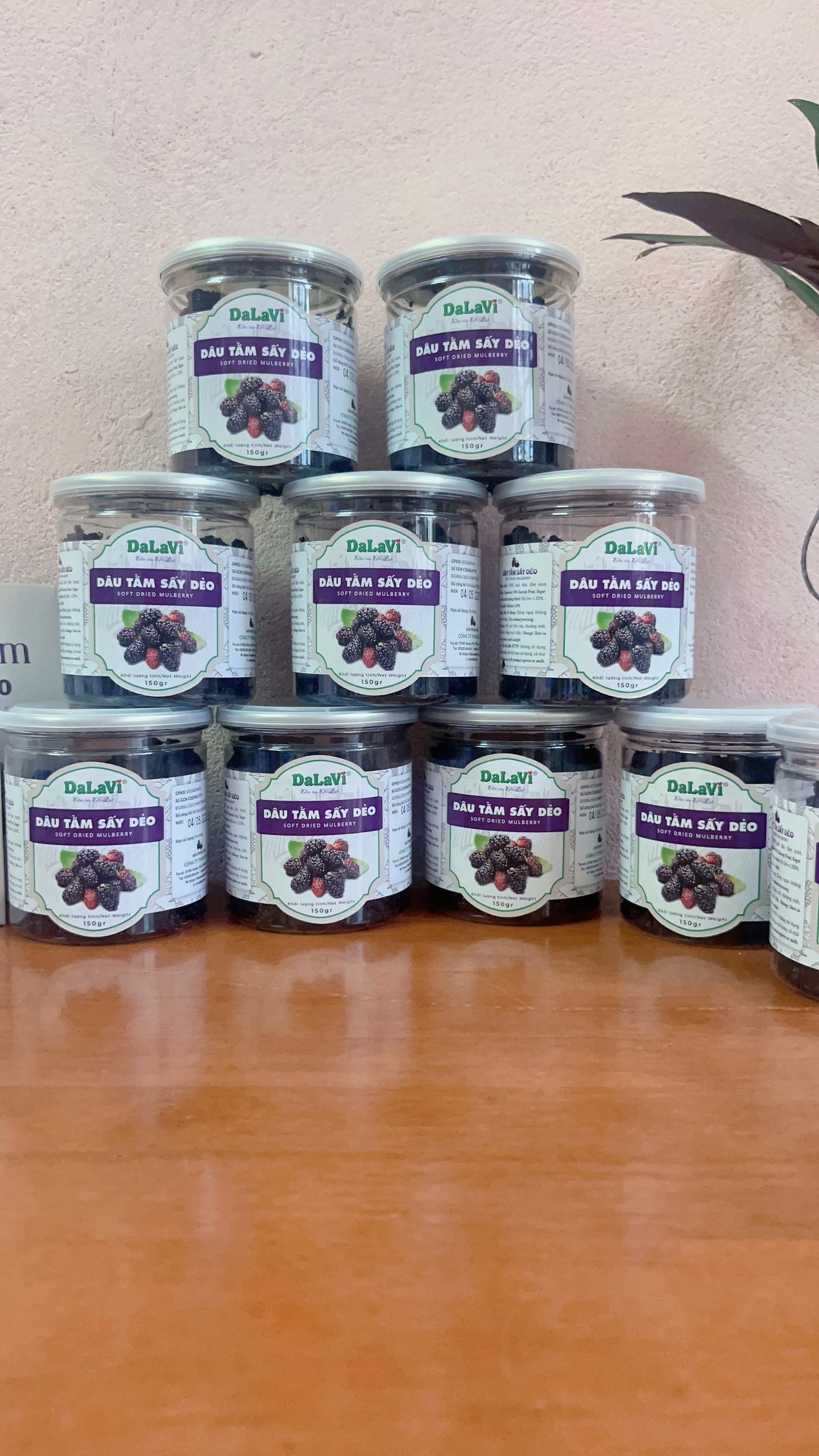 Dâu tằm Đà Lạt sấy dẻo Dalavi 150gr