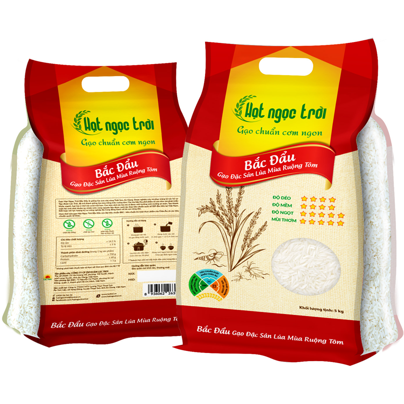 Gạo Hạt Ngọc Trời Bắc Đẩu túi 5kg