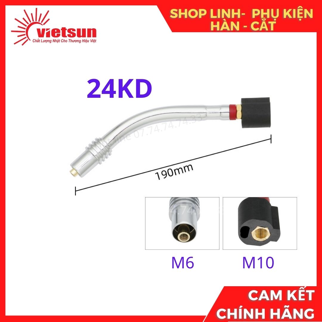 Cổ cong súng hàn Mig 15AK 24KD 36KD