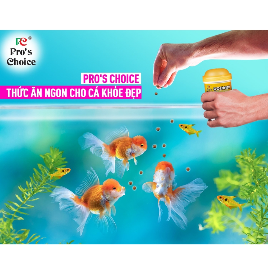 Thức ăn cá vàng Pro's Choice Goldfish, Cám nổi cho cá vàng