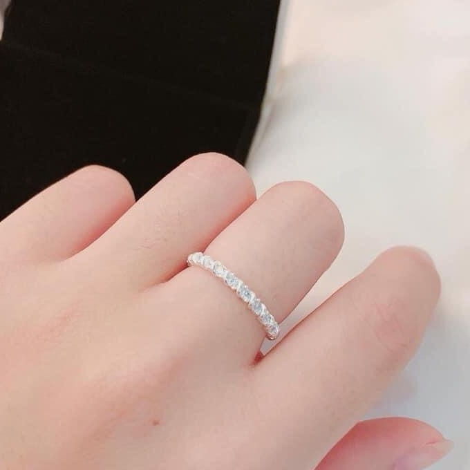 [HCM]Nhẫn nữ nhẫn mạ vàng trắng mạ bạch kim cao cấp  sang chảnh quý phái Trang Sức MIGA N133