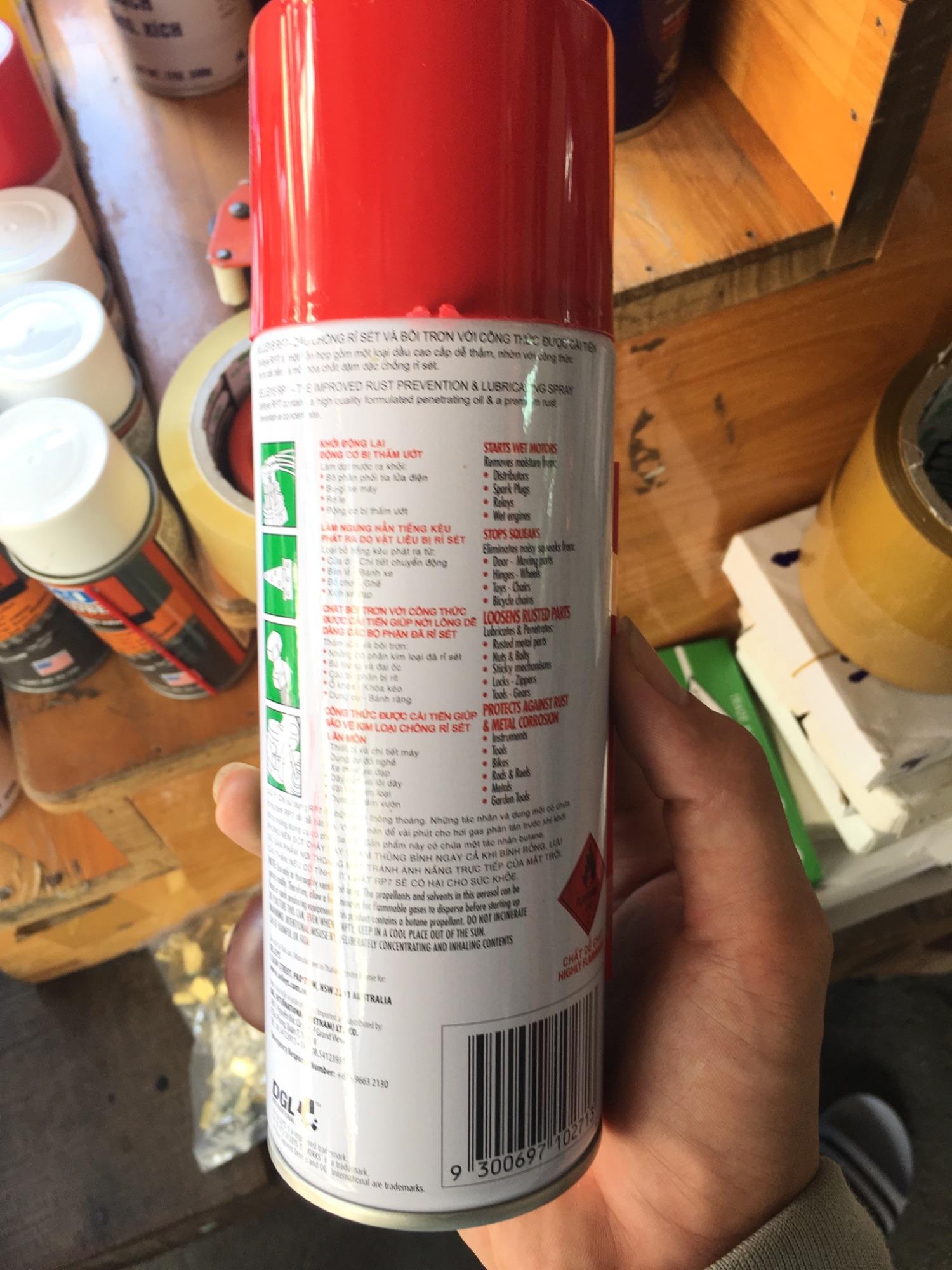 Chai xịt chống rỉ sét Selleys RP7 150g